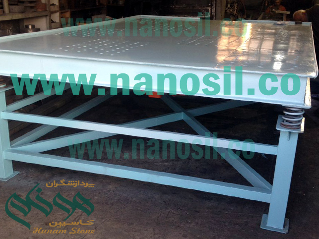 میز ویبره 200*300|میز ویبره سنگ مصنوعی سمنت پلاست 2*3