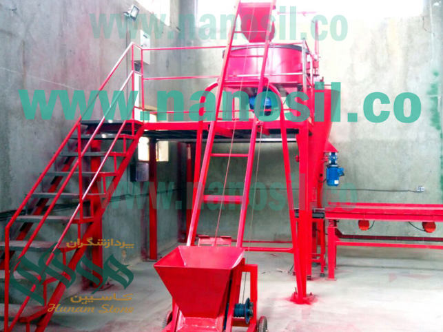 Semi-automatic production line of artificial nano cement plast | Non-standard mosaic stone production line